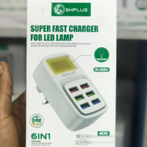 SHPLUS 6-in-1 Super Fast Charger for LED Lamp (SH-A5004)